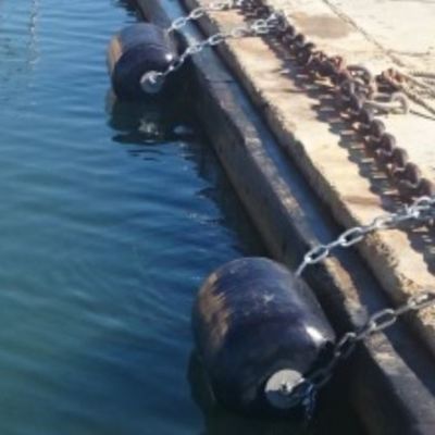 Netto de Band van Marine Floating Colorful Bumper Polyurethane EVA Marine Fender With Chain And