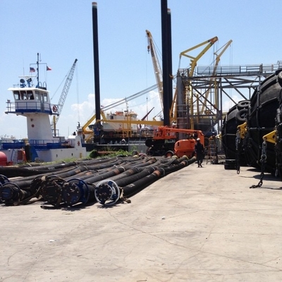 Natuurrubber Op zwaar werk berekende Flexibele Marine Oil Hose