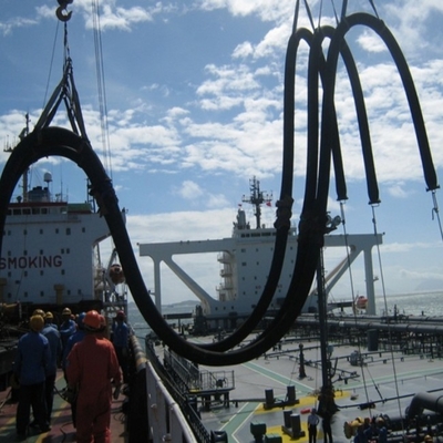OCIMF-Natuurrubber die Marine Oil Hose With Flange drijven