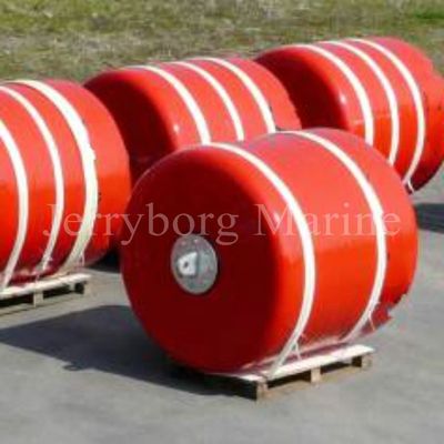 Polyurethaanhuid die EVA Foam Filled Marine Fender drijven