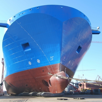 1.2m*15m Schip die Opblaasbare Marine Airbag Natural Rubber Roller-Zakken met CCS-Certificaat lanceren