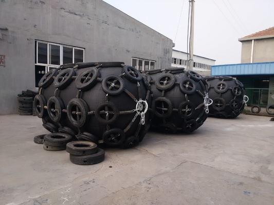 ISO17357 standaardyokohama-Type Pneumatische Rubberstootkussenzwarte voor het Beschermen van Dok en Boot