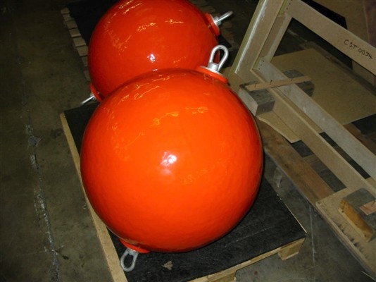 De drijvende EVA Foam Ball Fender With-Boot van de het Schipbescherming van de Botsingsdefensie