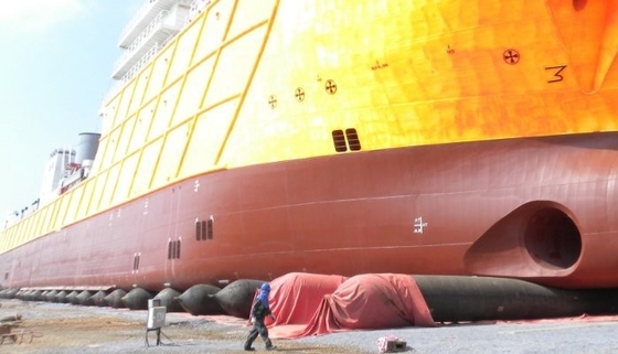 De Bergingsluchtkussens van Marine Pneumatic NB voor het Opheffen van Schip Lancering