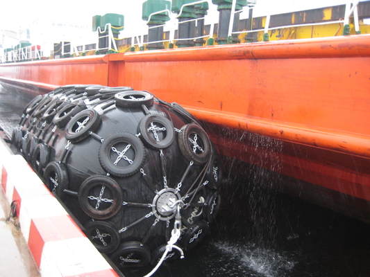 50kpa opblaasbare Pneumatische Marine Natural Rubber Fender