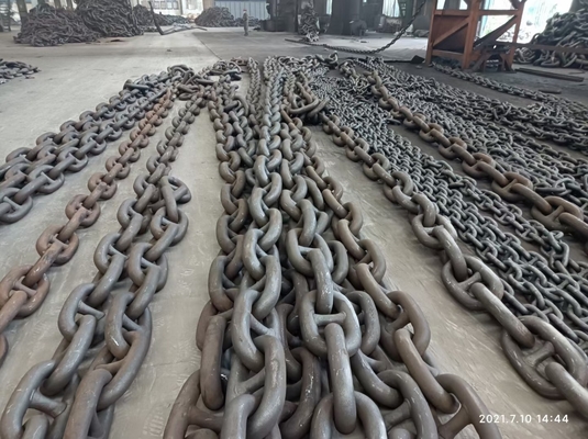 Fabrieksprijs Maritieme gelaste schakel- en schakelankerketting voor schepen