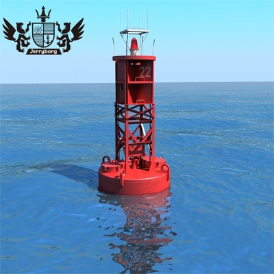 Maritieme waarschuwingsboeien van kunststof, drijvende boeien van stalen, van navigatieboeien