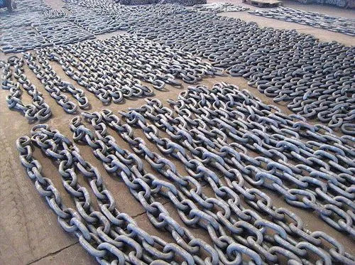 Zware industrieel zwart afwerking drop smeden korte link keten staal gegalvaniseerd rond schip ankerketen