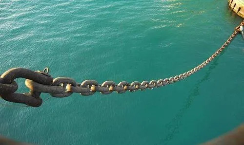 Zware industrieel zwart afwerking drop smeden korte link keten staal gegalvaniseerd rond schip ankerketen