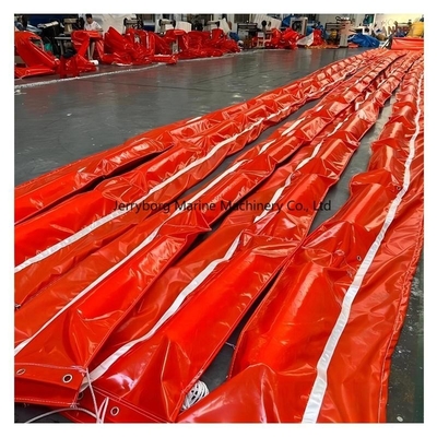 Oranje drijvende PVC-containmentboom voor waterveldlekken