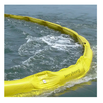 Oranje drijvende PVC-containmentboom voor waterveldlekken