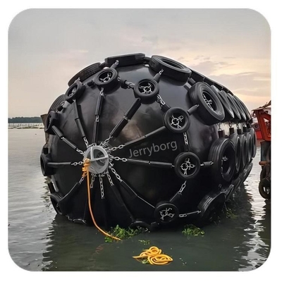 Maritieme rompfender Docking fender voor scheepsnet type pneumatische rubberfender