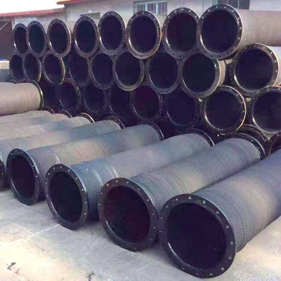Flexibele Marine Floating Hose Manufacturers Flange-van de het Zandmodder van de Uitsteekselbaggermachine de Olielossing
