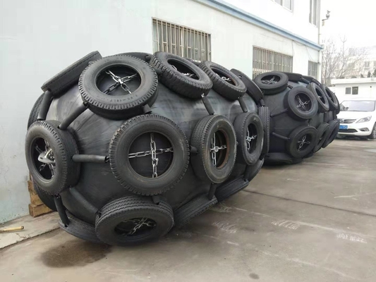 CCS-gecertificeerde opblaasbare zwevende zwarte kleur pneumatisch rubbermateriaal Yokohama Fender