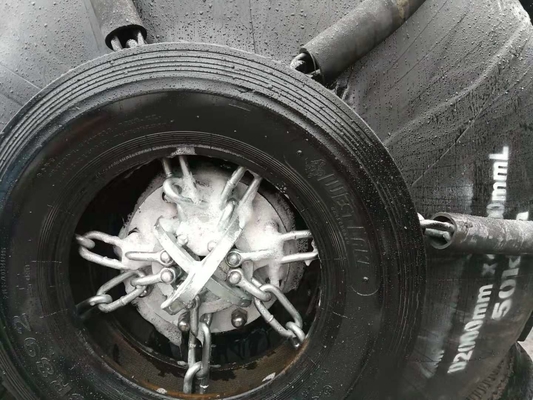 CCS-gecertificeerde opblaasbare zwevende zwarte kleur pneumatisch rubbermateriaal Yokohama Fender