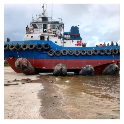 Scheepslaunch Airbag Lifting Airbag Marine Floating Dock Opblaasbare ponton