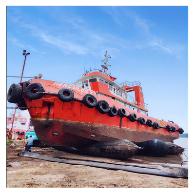 Scheepslaunch Airbag Lifting Airbag Marine Floating Dock Opblaasbare ponton