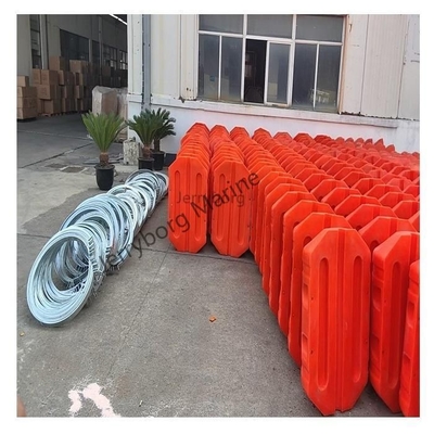 LLDPE Plastic Floating Security Barriers Tubulaire Drijvende Pontoon