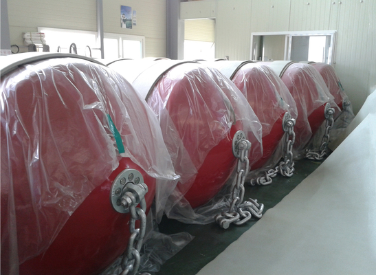 Polyurea-elastomeer-polyurethaan-marine-schuim gevulde rubberfender voor boot en dok