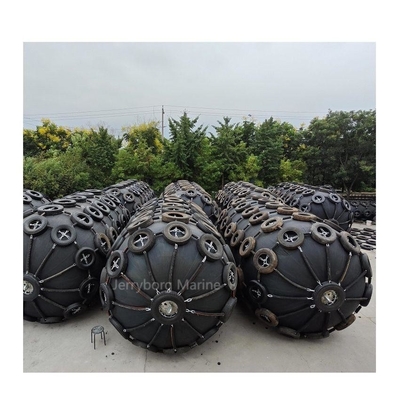 Yokohama-type opblaasbare fender Marine rubber fender met bandenketennet