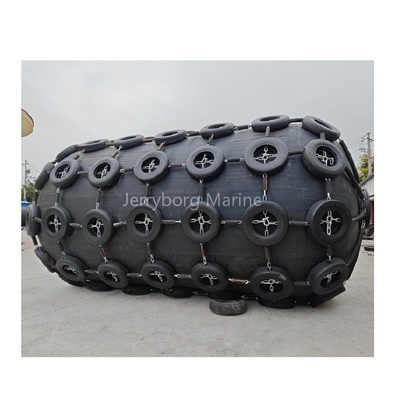Fabrieksdirecte Yokohama-type marine rubber fender met bandenketennet