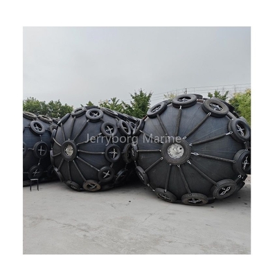 Fabrieksdirecte Yokohama-type marine rubber fender met bandenketennet