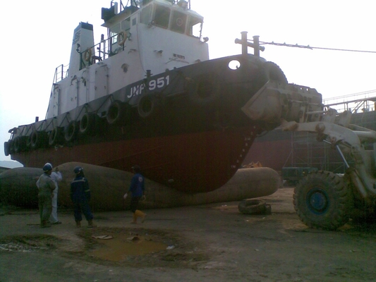 Anti de Slijtageschip die van Marine Rubber Airbag Natural Rubber Marine Airbags lanceren