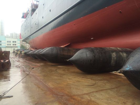 Hoge druk 1.2m*15m Opblaasbare Marine Rubber Airbag