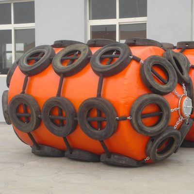 Netto de Band van Marine Floating Colorful Bumper Polyurethane EVA Marine Fender With Chain And