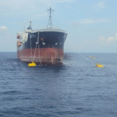 Plastic Veilig Hoog Drijfvermogen Marine Floating Yellow Floating Buoy