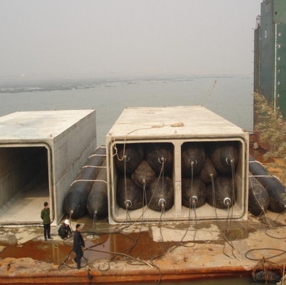 1.2m*15m het Opheffende Luchtkussen van Natuurrubbermarine airbag inflatable heavy weights