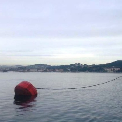 PE van de olieextractie Drijvende Bal Marine Mooring Buoy