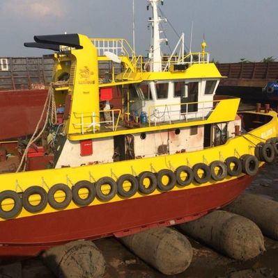 Opblaasbare Marine Rubber Airbag For Ship-Lancering