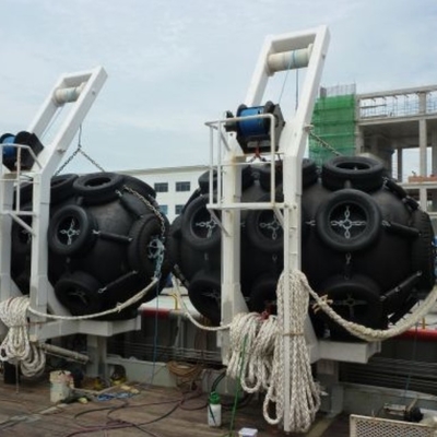 Drijvend Type Marine Yokohama Pneumatic Fender 4.5m Diameter