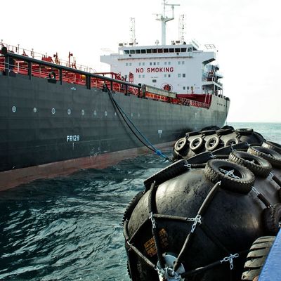 ABS CCS Yokohama Stootkussen voor Boot die Grote Elasticiteit Marine Rubber Buffer vastleggen