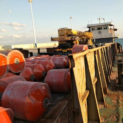 SGS Marine Chain Through Buoy voor van de het Polyurethaanversterking van het Cruiseschip de Meertrosboei