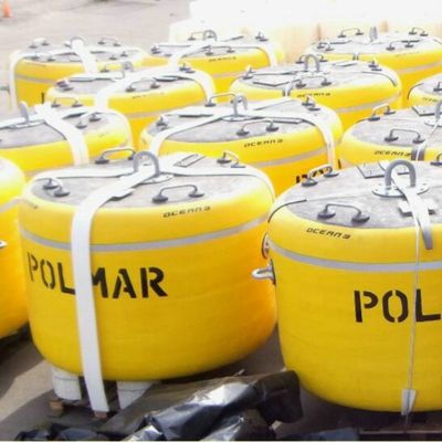 SGS Marine Cylindrical Buoy voor Schip die Polyurethaanboei aanleggen Met hoge weerstand