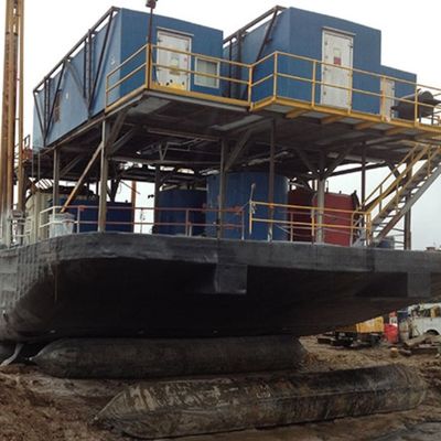 Hoge druk 1.2m*15m Opblaasbare Marine Rubber Airbag