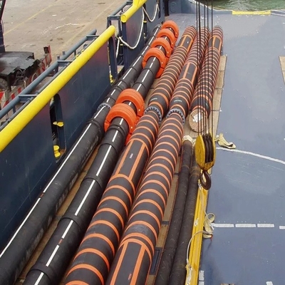 Vloeistoffen 12.0m Lengte Rubber Drijvende Marine Oil Hose