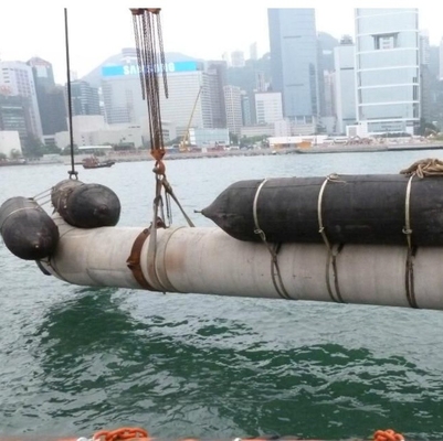 1.2m*15m het Opheffende Luchtkussen van Natuurrubbermarine airbag inflatable heavy weights