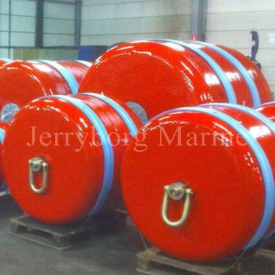 Polyurethaanhuid die EVA Foam Filled Marine Fender drijven