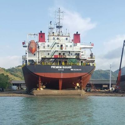 2.0m*15m Anti Barstend Schip die Marine Rubber Airbag lanceren