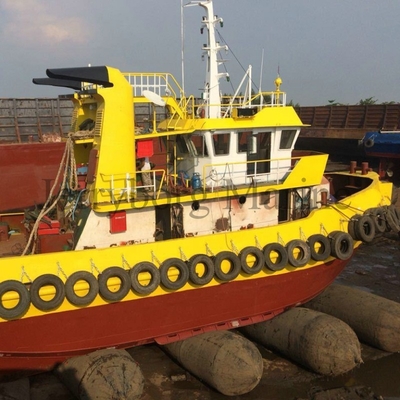 Aangepaste Opblaasbare Marine Rubber Airbag For Shipping-Lancering