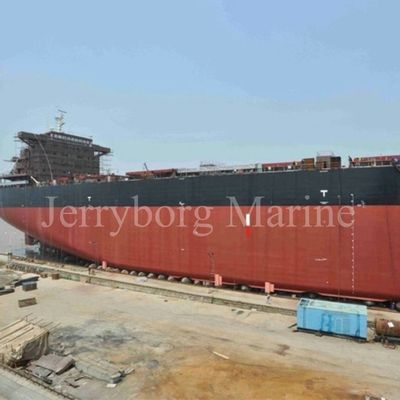 1.2m*12m Schip die Opblaasbare Marine Rubber Airbags lanceren