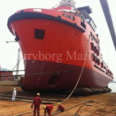 Anti het Barsten 1.5m*15m Marine Rubber Airbag For Ship Lancering