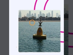 Maritieme waarschuwingsboeien van kunststof, drijvende boeien van stalen, van navigatieboeien